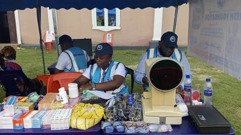 216 Abia residents receive free eye care, glasses