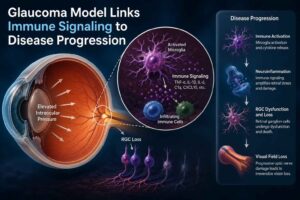 Glaucoma Model Links Immune Signaling to Disease Progression